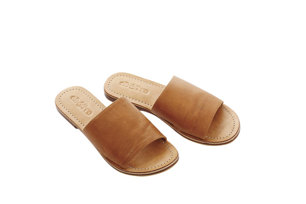 Saba Sandal in Camel by Eb&Ive