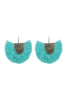 Malapo Fringe Earring- Jet