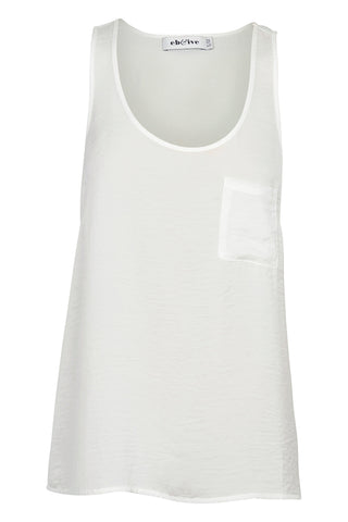 Rosa Tank in White by Eb&Ive