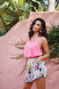 Rosa Tank in Hot Pink by Eb&Ive