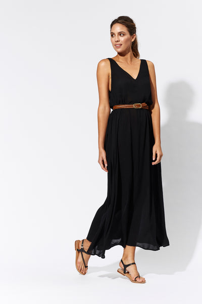 Mexicana Maxi Dress in Black by Eb&Ive