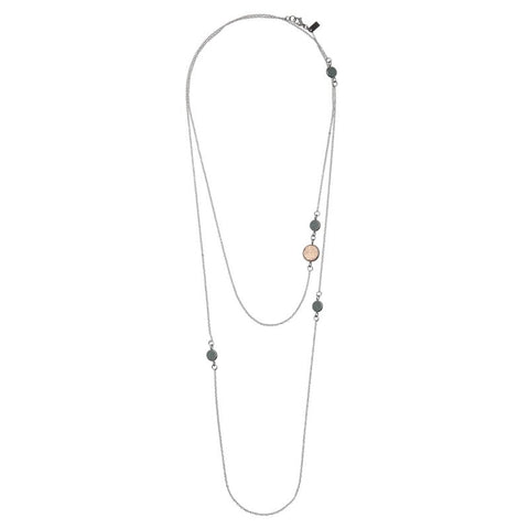 HFL Multi Wear Chain- Metallic Blush and Grey