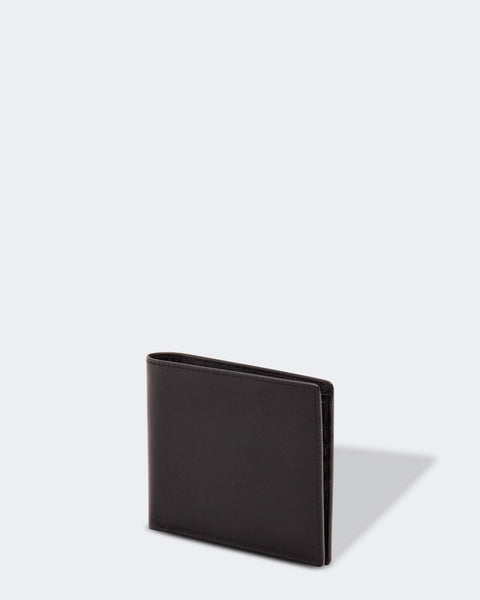 Harry Black Leather Wallet by Louenhide