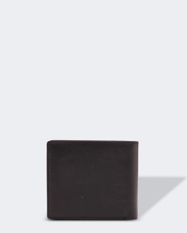 Harry Black Leather Wallet by Louenhide