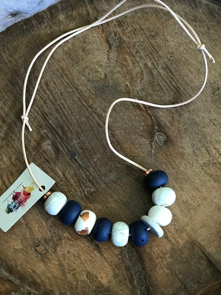 Navy Necklace by B Jewelled