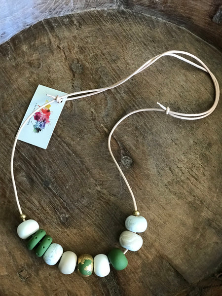 Khaki Necklace by B Jewelled