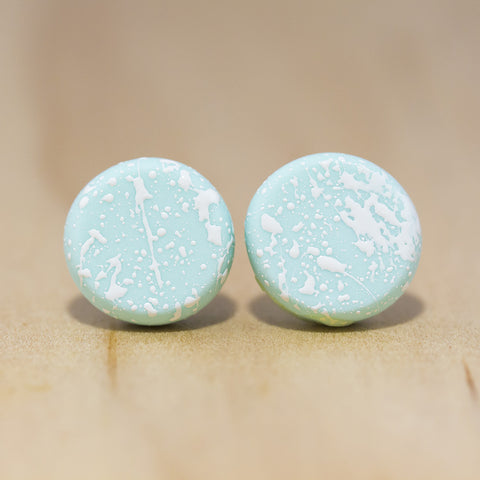 Flicks Circle Stud Earrings from Pebble+Fred