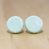Flicks Circle Stud Earrings from Pebble+Fred