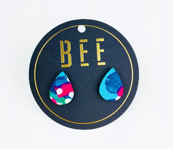 Tear Drop Studs by Bee Twomey