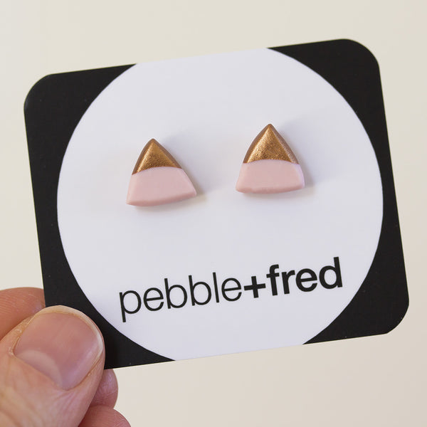 Copper Top Studs from Pebble+Fred