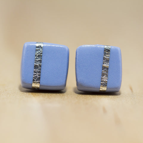 Silver Foil Studs from Pebble+Fred