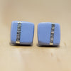 Silver Foil Studs from Pebble+Fred