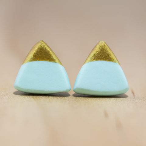 Gold Top Studs from Pebble+Fred