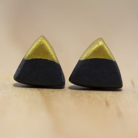 Gold Top Studs from Pebble+Fred