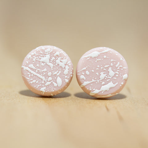 Flicks Circle Stud Earrings from Pebble+Fred