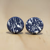 Flicks Circle Stud Earrings from Pebble+Fred