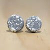 Flicks Circle Stud Earrings from Pebble+Fred