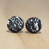Flicks Circle Stud Earrings from Pebble+Fred