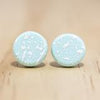 Flicks Circle Stud Earrings from Pebble+Fred