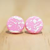 Flicks Circle Stud Earrings from Pebble+Fred