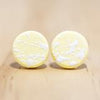 Flicks Circle Stud Earrings from Pebble+Fred
