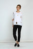 Tirelli 3/4 Sleeve Foil Print Top