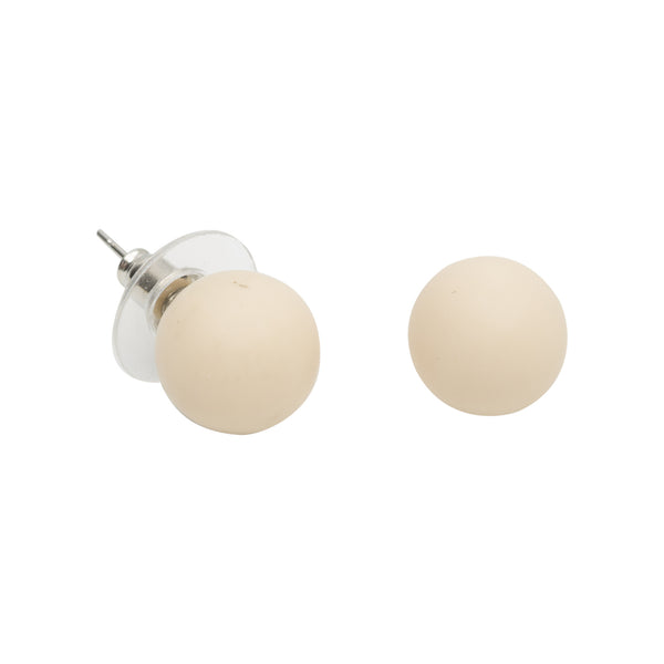 Wonderland Round Stud Earrings- Ruby Olive