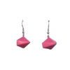 Carousel Candy Drop Hot Pink Earrings by Ruby Olive