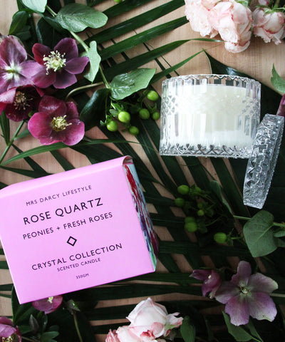Rose Quartz Candle