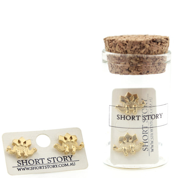 Funky Play Stegosaurus Earrings by Short Story