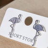 Funky Play Flamingo Earrings by Short Story