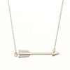 Arrow Silver Necklace by Short Story