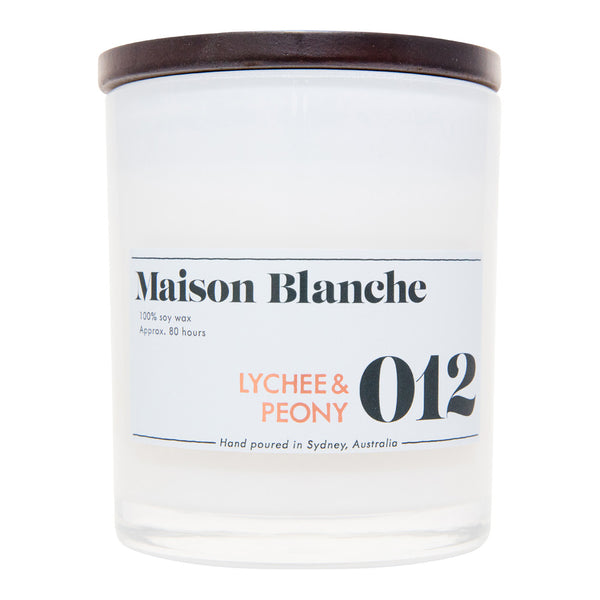 Lychee + Peony Candle