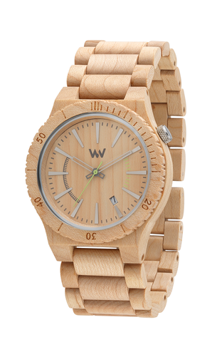 Assunt Beige Wood Watch